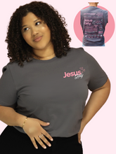 Load image into Gallery viewer, Jesus Girly T-Shirt (Gray)