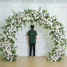 Load image into Gallery viewer, Floral Arch with Pillars + Urn + Floral Arrangements and Travel Fee RENTAL
