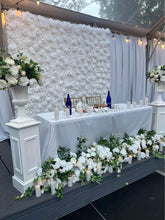 Load image into Gallery viewer, Floral Arch with Pillars + Urn + Floral Arrangements and Travel Fee RENTAL
