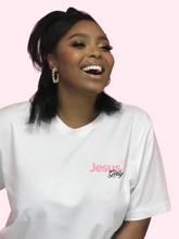 Load image into Gallery viewer, Jesus Girly T-Shirt (WHITE)
