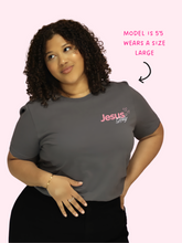 Load image into Gallery viewer, Jesus Girly T-Shirt (WHITE)
