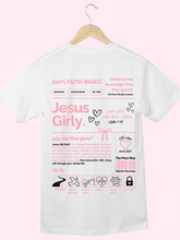Load image into Gallery viewer, Jesus Girly T-Shirt (WHITE)
