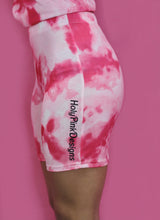 Load image into Gallery viewer, &quot;More Than Conquerors&quot; Pink Tie Dye T-Shirt and Shorts (2 Piece Set)

