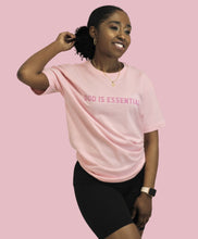Load image into Gallery viewer, &quot;God is Essential&quot; Pink T-Shirt
